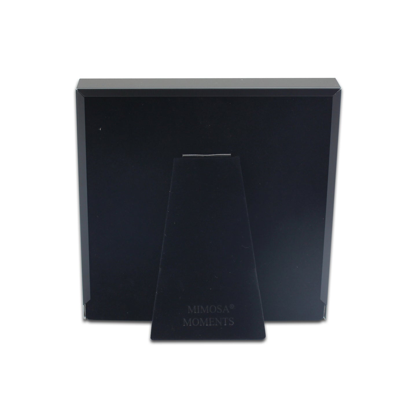 2025 Graduation 6x6" Minimalist Black Metal Shadowbox Picture Frame with White Mat, Star-shaped photo opening (4x4" Photo)