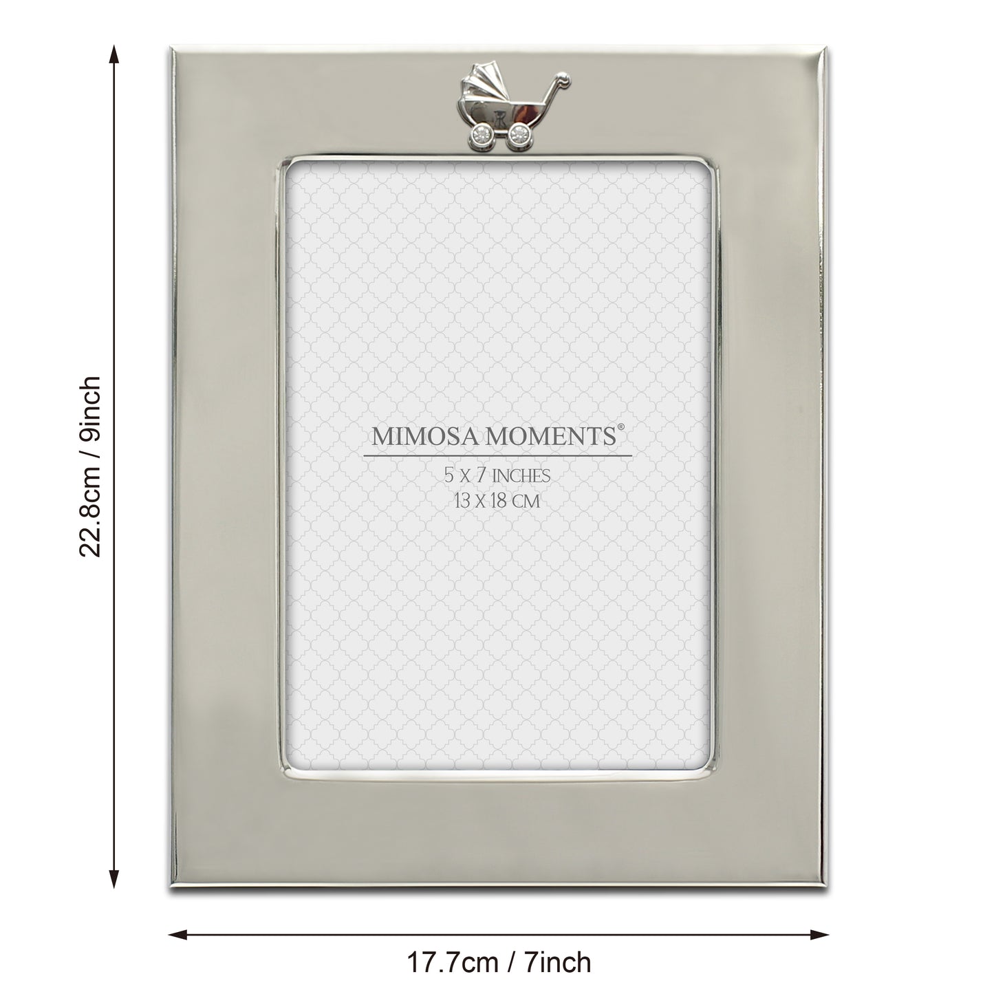 Silver-tone Metal Frame (5x7" photo)